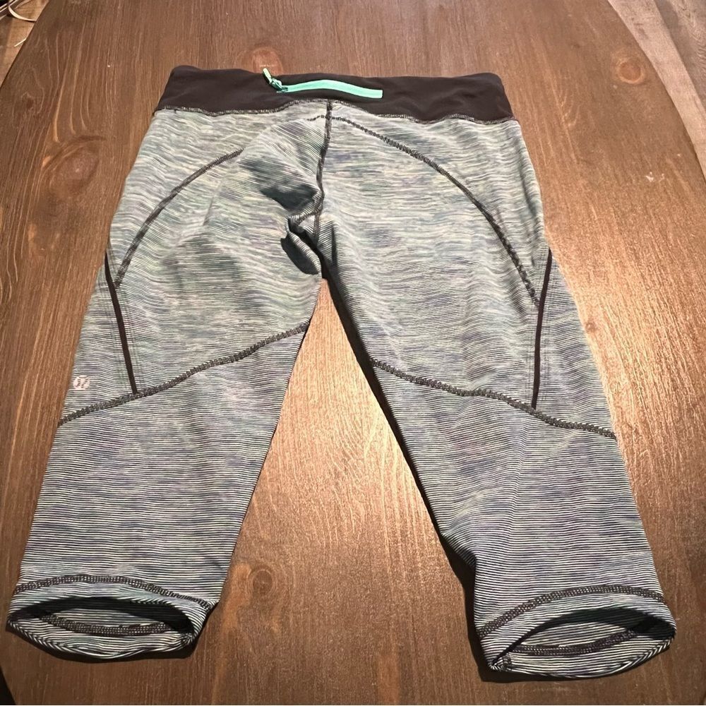 Lululemon Run: Excel Crop Wee Are From Space Deep… - image 3